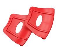 SCHNRR Wheel Rim Shield Rimshield Shield Protector Tool for Motorcycle Bike ATV Quad Tyre Tire Installation 2PCS, Red