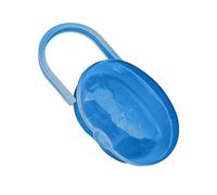 Schnuller storage box - transparent container, portable case storage for on the go | waterproof box with lid, multifunctional pacifier holder for, blue, Se référer au descriptif, Refer to