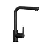 SCHOCK | Aquatown Shower Mixer with High Bridge Spout and Pull-Out Shower, Absolute Black, h320 mm