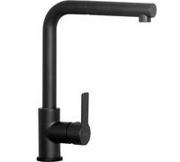 SCHOCK | Aquatown Single Lever Shower Mixer with High Bridge Spout and Pull-Out Shower, Colour Night Matte Black, h320
