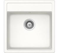SCHOCK | Nemo 1 Bowl Small Sink, Cristalite® Material, Absolute White, 490 x 510 mm