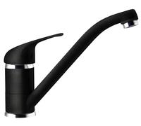 SCHOCK | Omega Single Lever Mixer with Swivel Spout, Absolute Black, h140mm