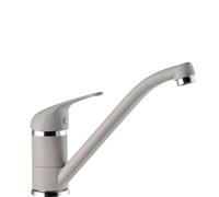 SCHOCK | Omega Single Lever Mixer with Swivel Spout, Colour New Aluminia, h140