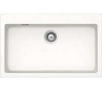 SCHOCK | Primus 1 Bowl XL Kitchen Sink with Countertop, Cristalite® Material, Absolute White, 790 x 500 mm