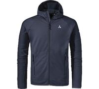 Schöffel Cascata MNS Men's Fleece Hoody Style Fleece Jacket with Hood Made of 2-Way Stretch, Warming Outdoor Jacket with 2 Outer Pockets