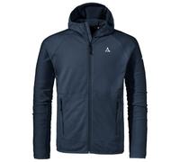 Schöffel Cascata MNS Men's Fleece Hoody Style Fleece Jacket with Hood Made of 2-Way Stretch, Warming Outdoor Jacket with 2 Outer Pockets