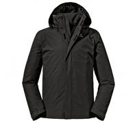 Schöffel Gmund M Men's Jacket, Windproof and Waterproof Rain Jacket, Breathable Outdoor Jacket, Hiking Jacket with Stowable Hood
