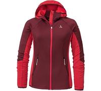 Schöffel Lodron Women's Fleece Hoody L, Dark Burgundy