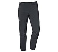 Schöffel Men's Hybrid Pants Tree Run M, Rainproof, Windproof MTB Trousers with 4-Way Stretch, Robust Cycling Trousers with Ventilation Zips, Breathable Outdoor Trousers, Black, 56