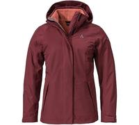 Schöffel Women's 3-in-1 Jacket Partinello L, Dark Burgundy