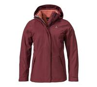 Schöffel Women's 3-in-1 Jacket Partinello L, Dark Burgundy, XS/S