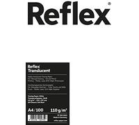 Schoellershammer Reflex Tracing Paper A4, 110g/m², Box of 100 Flat Sheets - High Transparency, Acid-Free, for Ink, Pencil and Printing