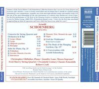 SCHOENBERG: CONCERTO FOR STRING QUARTET; LIED DER WALDTAUBE; THE BOOK OF THE HAN