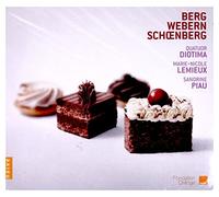 Schoenberg: Quartet 2 & Soprano; Webern: 6 Bagatelles; Berg: Lyric Suite for Quartet & Voice