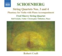 SCHOENBERG/SCHULTE/FRED SHERRY STRING QUARTET: STRING QUARTETS NOS 3 & 4 - CD