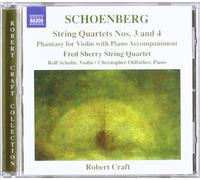 Schoenberg: String Quartets 3 & 4 (String Quartets Nos.3 And 4/ Phantasy For Violin And Piano) by Fred Sherry String Quartet (2010-09-28)