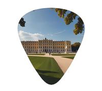 Schönbrunn Palace Patterned Guitar Picks - 12-Piece Set with 3 Different Thicknesses, Suitable for Electric and Acoustic Guitars