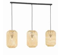 Schöner Wohnen Calla hanging light 3-bulb natural