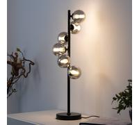 SCHÖNER WOHNEN-Kollektion Schöner Wohnen Dubai table lamp, smoked glass, 6-bulb, G9
