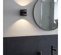 Schöner Wohnen Lense LED wall light CCT, black