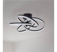 Schöner Wohnen Loop LED ceiling light CCT black