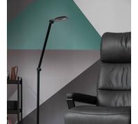 Schöner Wohnen Office LED floor lamp matt black