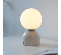 Schöner Wohnen RUDI LED rechargeable table lamp, beige, height 20 cm, CCT, touch dimming
