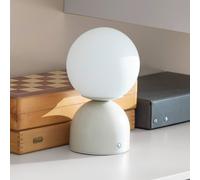 Schöner Wohnen RUDI LED rechargeable table lamp, white, height 20 cm, CCT, touch dimming