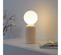 Schöner Wohnen Traventa table lamp, beige/white, G9