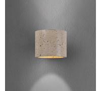 SCHÖNER WOHNEN Traventa wall light, beige, up/down, G9