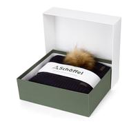 Schoffel Ladies Bakewell Hat and Scarf Set - Navy - Size: One Size