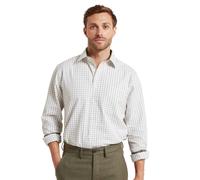 Schoffel Mens Burnham Tattersall Classic Shirt - Dark Olive - Size: Collar 16