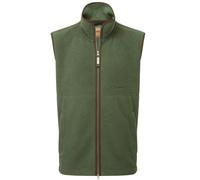 Schoffel Mens Oakham Retro Fleece Gilet - Dark Green - Size: Chest 42