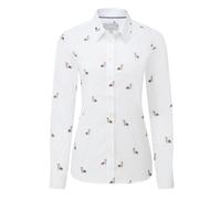 Schoffel UK14 Ladies Norfolk Shirt - Cream Print