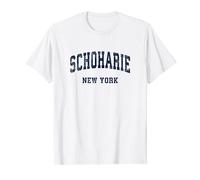 Schoharie New York NY Vintage Athletic Sports Design T-Shirt