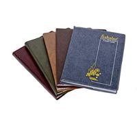 Scholar Fancy Memo Book No. 3 - 288 Pages Each | Premium Case Bound Note Records | Smooth Writing Paper for Notes, Records & Daily Entries | Elegant Memo Book