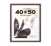 Scholar Tree 40x50 Picture Frame Walnut with Mounts 40x50cm Frame Wall Mountable