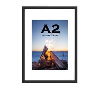 Scholar Tree A2 Photo Frame, Set of 3 Black Photo Frames, Wall Mounted
