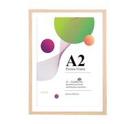 Scholar Tree A2 Picture Frame-1 Pack Oak Photo Frame, A2 Frames 42 x 59,4cm