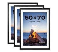 Scholar Tree Black 50x70cm Picture Frame,3 Pack, Wall Hanging Photo Frame