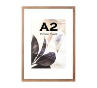 Scholar Tree Brown A2(42x59.4cm) Photo Frames, Wooden Picture Frames A2 with Mount for A3 Frame, Wall Mountable