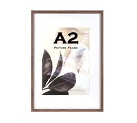 Scholar Tree Walnut A2(42x59.4cm) Photo Frames, Wooden Picture Frames A2 with Mount for A3 Frame, Wall Mountable