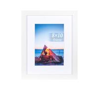 Scholar Tree White 10x8 Photo Frames, Wooden Picture Frames 10x8 with Mount for 7x5 Frame for Freestanding and Wall Mountable…