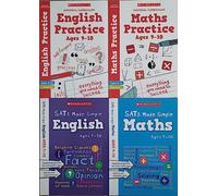 Scholastic English & Maths 4 workbooks collection set Year 5 Ages 9-10 9781407183305 9781407183350 9781407128924 9781407128986