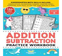 Scholastic Panda Education Addition Subtraction Practice Workbook: Kindergarten Math Workbook Scholastic Panda Education Multicolor