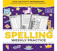 Scholastic Panda Education Spelling Weekly Practice for 1st 2nd Grade: Learn to Write and Scholastic Panda Education Multicolor
