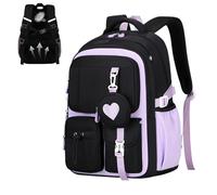 Scholastic Transport Satchel - Primary with Numerous Subjects, Voyage Carryall Female Students, Sturdy Scholar Bookbag | Aircraft Transit Low Higher Students Higher Education Ado