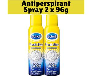Scholl Antifungal & Antiperspirant Shoe Spray Disinfectant Fresh Athlete's Foot