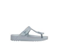 Scholl Women's Bahia FLIP Flop, Silver, 3 UK