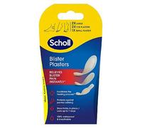 Scholl Blister Plasters – Advanced Hydrocolloid Technology – Mixed Pack 5 (2 Heel, 2 Toe, 1 Small)